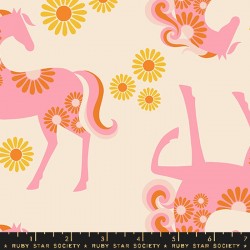 RSS - Carousel Horse Canvas - NATURAL