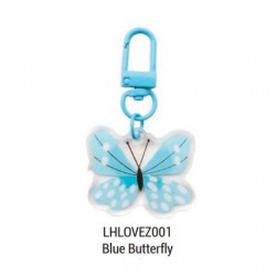 Lizzy House - Zipper Pulls - BLUE BUTTERFLY (6pk)