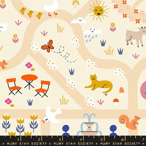 RSS - Garden Map - PARCHMENT RSS - Garden Map - PARCHMENT