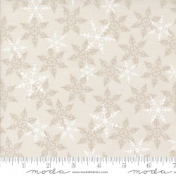108" Wideback Winter Friends - Falling Snow - SNOWY WHITE
