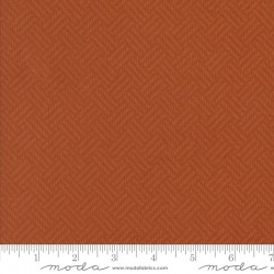 Basket Weave (Flannel) - RUST