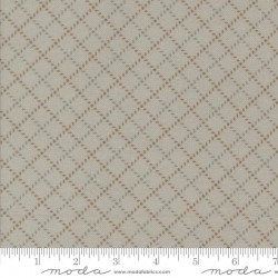 Stitched Grid (Flannel) - FEATHER