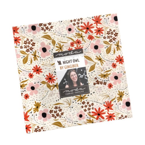 Night Owl - Layer Cake (10"x10") Night Owl - Layer Cake (10"x10")