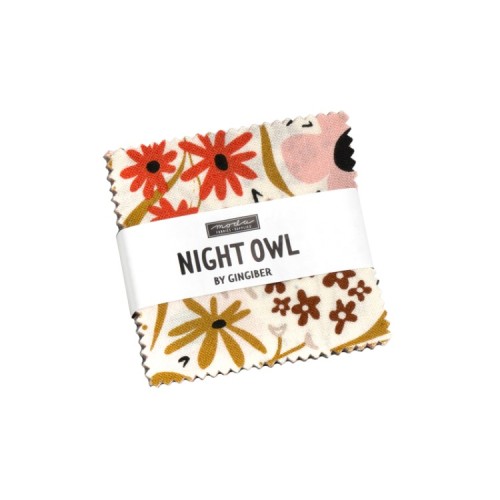 Night Owl - Mini Charm Squares (2.5"x2.5") Night Owl - Mini Charm Squares (2.5"x2.5")