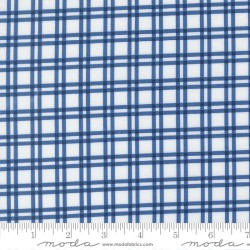 Plaid - WHITE - NAVY