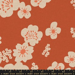 RSS - Hana Canvas (30/70-Linen/Cotton)- PERSIMMON