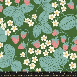 RSS - Strawberry Field - ENDPAPER GREEN