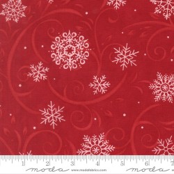 108" Wideback - Falling Snow - BERRY RED 108" Wideback - Falling Snow - BERRY RED