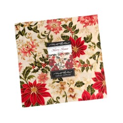 Merry Manor Metallic 2025 - Layer Cake (10"x10")