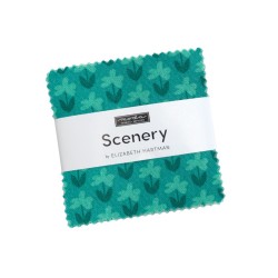 Scenery - Precut- Mini Charm Squares (2.5"x2.5")