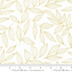 Leaves - WHITE/GOLD