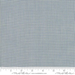 Woven Silky Plaid Check - MED BLUE