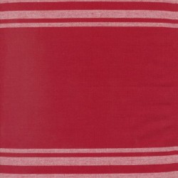18" Towelling Stripes - RED