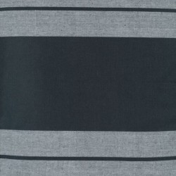 18" Towelling Wide Stripe - BLACK
