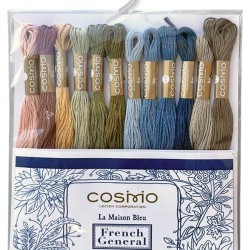 FG-La Maison Bleu - Embroidery Thread Pack (12 skeins)