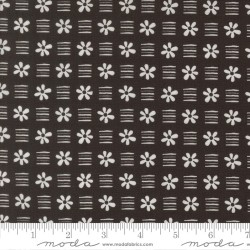Daisy - CHARCOAL - WHITE