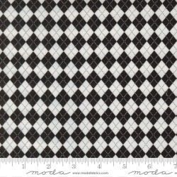 Argyle - WHITE - BLACK