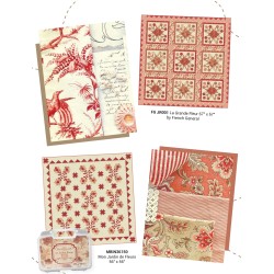 FG - Le Jardin Rouge - 20 Fabrics x 10yd