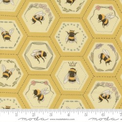 Bees In Hexies (Digital) - HONEY