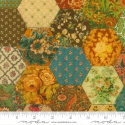 Hexies Mochi Linen (70/30) - MULTI