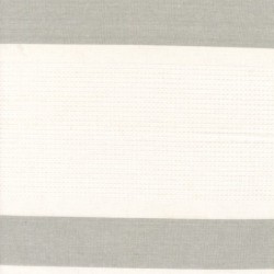 18" Eucalypt Toweling - WHITE - SILVER