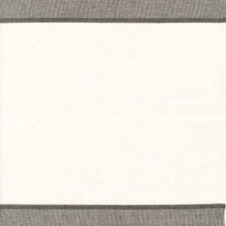 18" Eucalypt Toweling - WHITE - IRON - EUCALYPT