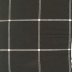18" Eucalypt Toweling - IRON - WHITE