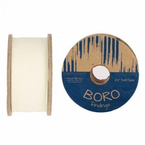 Boro Twill Tape - (2.25"x25yd Reel)-IVORY