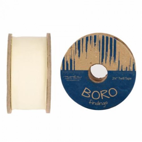 Boro Twill Tape - (2.25"x25yd Reel) - NATURAL
