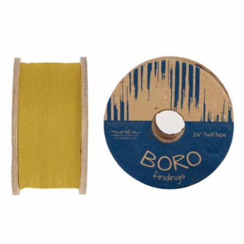 Boro Twill Tape - (2.25"x25yd Reel) - FLAX