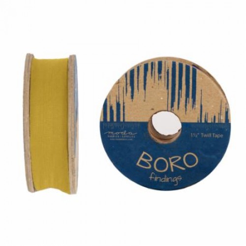 Boro Twill Tape - (1.5"x25yd Reel) - FLAX
