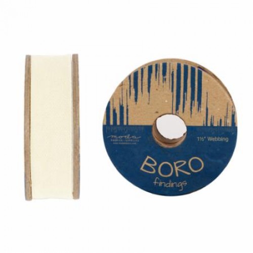 Boro Twill Tape - (1.5"x10yd Reel) - IVORY
