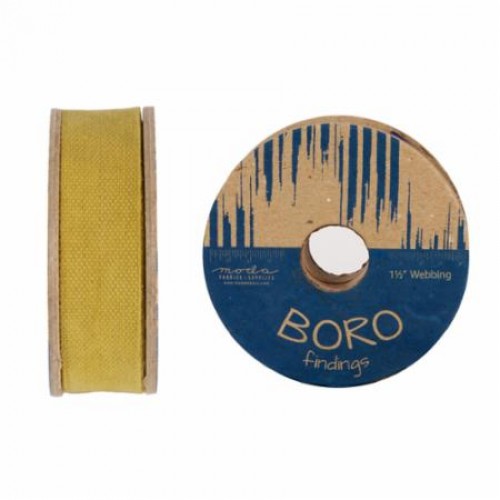 Boro Twill Tape - (1.5"x10yd Reel) -FLAX
