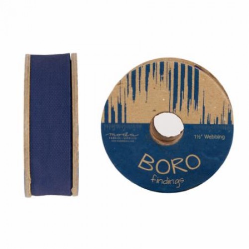 Boro Twill Tape - (1.5"x10yd Reel) - INDIGO