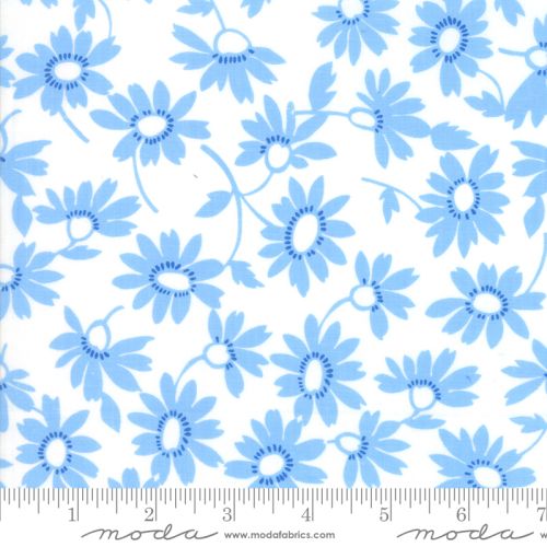 Blooming - WHITE - BLUE