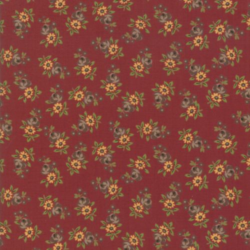 Prairie Flowers - BERRY RED