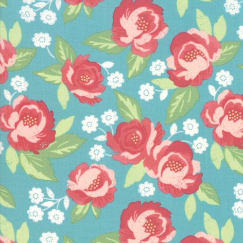 Faded Blooms - TEAL