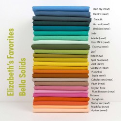 Bella Solids - New Colours 2025 - 25 Colours x 3m cuts