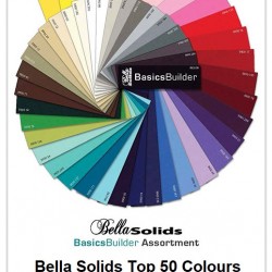 Bella Solids - Top 50 colours x 3m cuts
