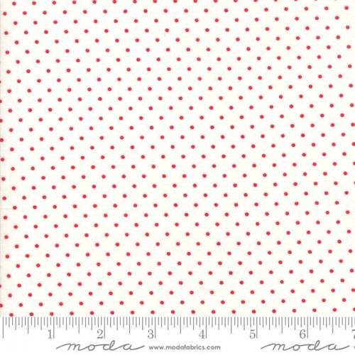 Essentail Dots - WHITE RED