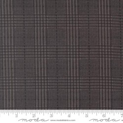 108" Wideback Box Check Flannel - TITANIUM