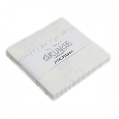Grunge Charm pack - WHITE (5"x5"x42)
