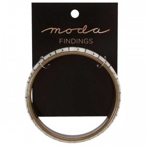 Moda Jewellery - Bangle-TapeMeasure-WHITE