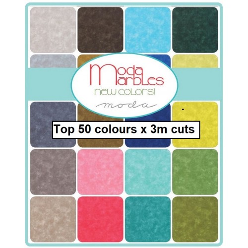 Marbles - Top50 Colours x 3m