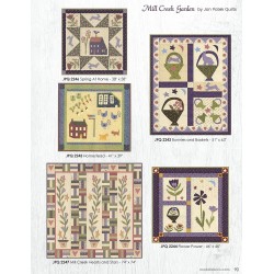 Wallpaper Stripe Flowers - IVORY