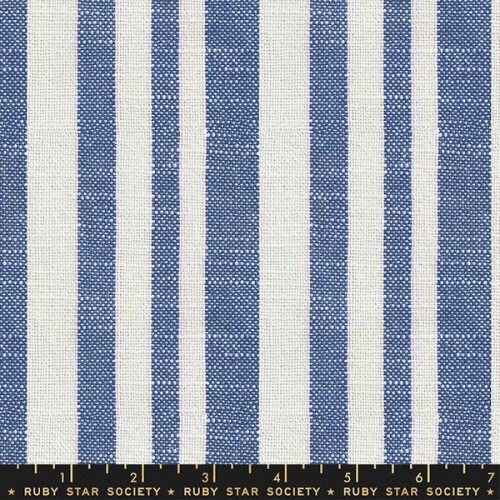 Woven Texture Stripe - BLUEBELL