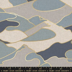 Reign Canvas 70/30 (Metallic) - DENIM