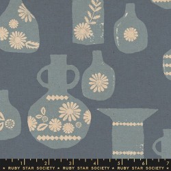 Canvas Pots Linen 70/30 - BLUE SLATE
