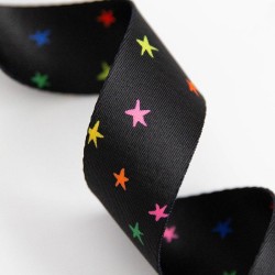 RSS-Starry-Webbing Spool poly(1.5"x25yd) - VIVID BLACK