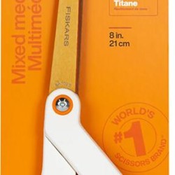 Fiskars Scissors SoftGrip Bent 8"